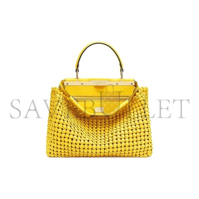 FENDI MEDIUM WOVEN PEEKABOO BAG 8BN290ABHYF192E (33*26*12cm)